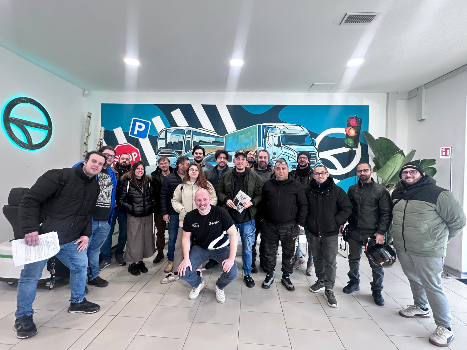 Corsisti del corso di Rinnovo CQC presso 10e10 Autoscuole